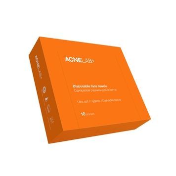 Одноразовые полотенцеи для лица Disposable face towels ACNELAB+, 4823109413139 фото