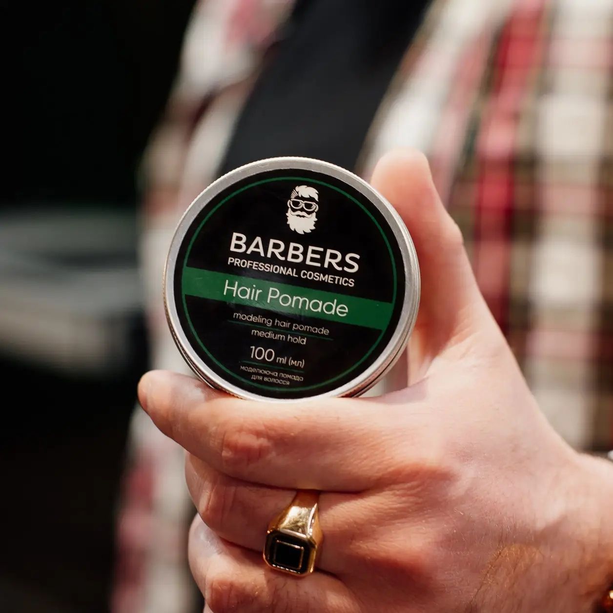 Помада для волосся Barbers Modeling Hair Pomade Medium Hold 100 мл 4823109403062 фото