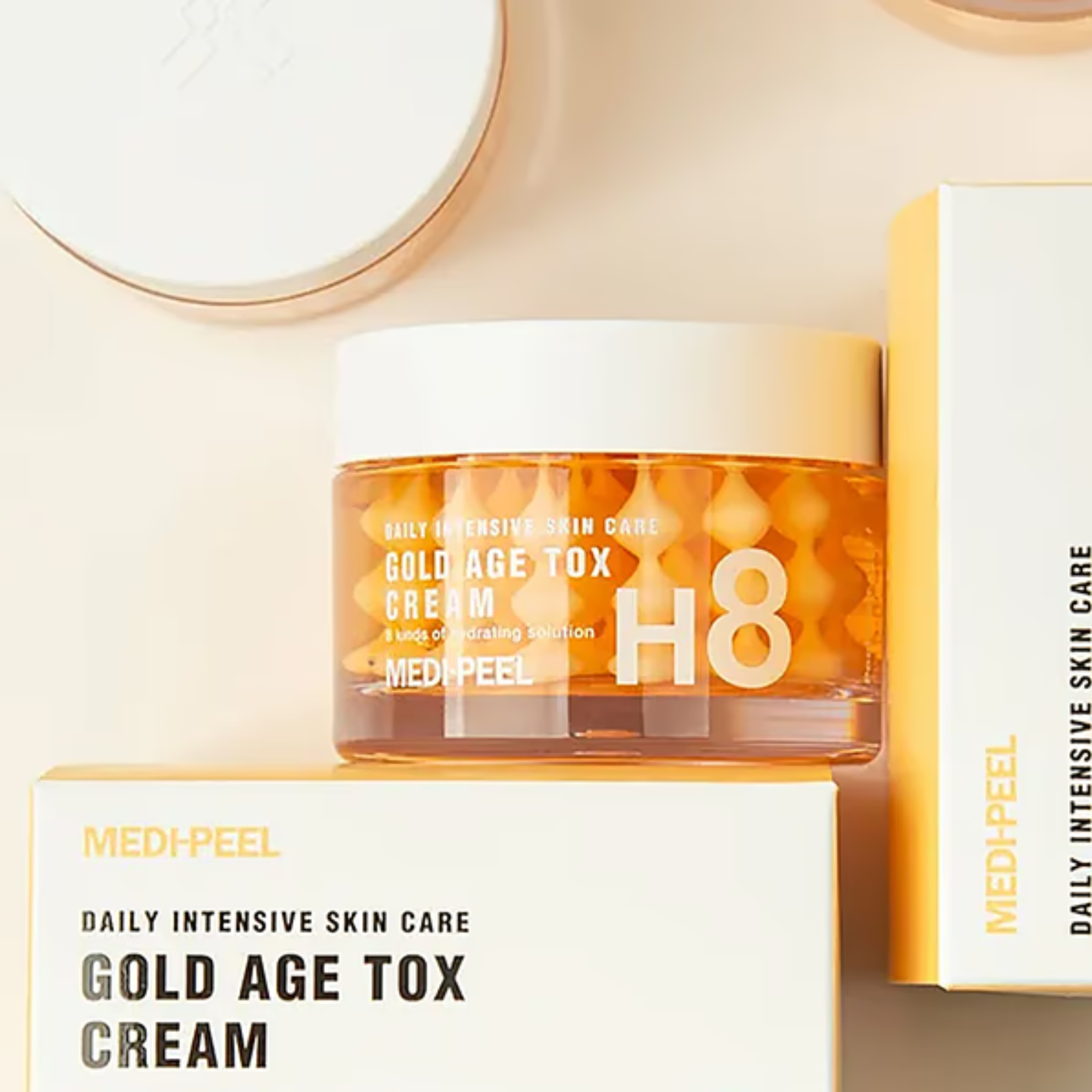 MEDIPEEL Антивозрастной крем с пептидами и коллагеном Gold Age Tox H8 Cream, 50 мл 8809409347004 фото