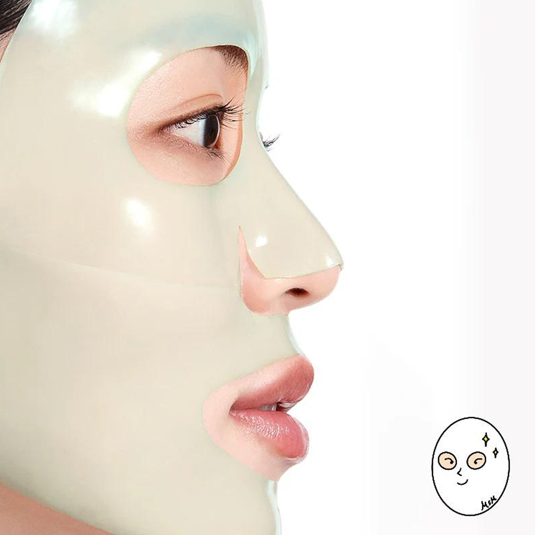 ANUA Heartleaf 70 Soothing Collagen Mask Гидрогелевая коллагеновая маска с хауттюйнией сердцевидной, 38 г 8809640737374 фото