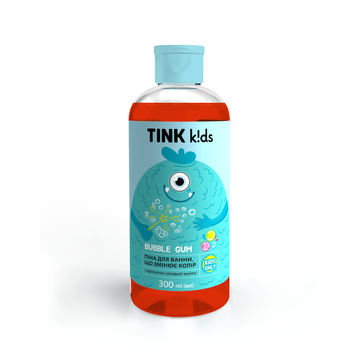 Піна для ванни, що змінює колір Bubble Gum Tink kids 300 мл 4823109410848 фото