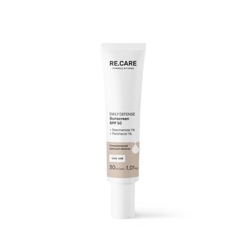 Солнцезащитный крем для лица Daily Defense Sunscreen SPF 50 RECARE 30 мл 4823109414174 фото