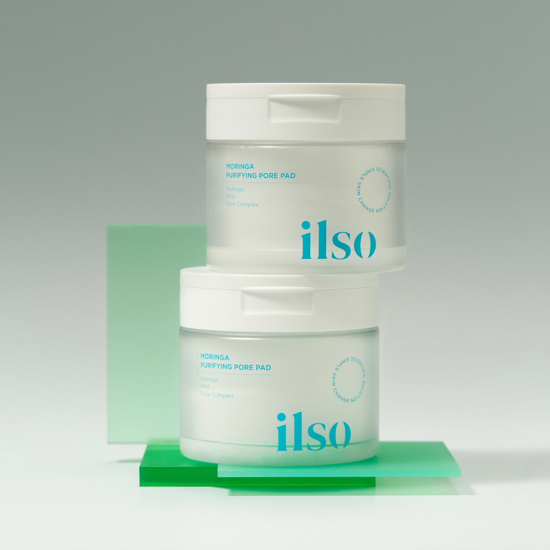 ILSO Moringa Purifying Pore Pad Очищающие педы с экстрактом моринги, 60 шт., 160 мл 8809714721766 фото
