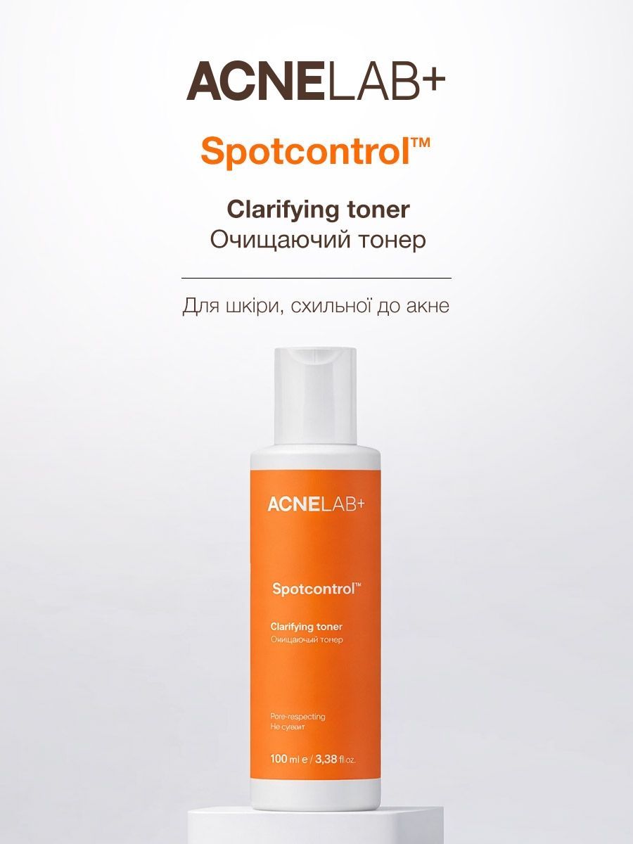 Очищающий тонер Spotcontrol Clarifying toner ACNELAB+ 4823109413078 фото