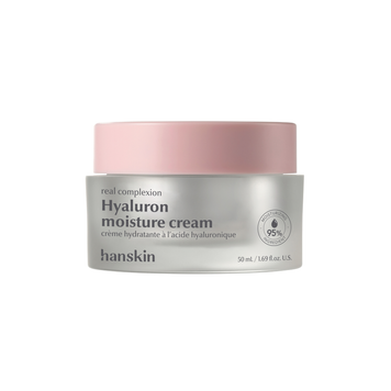 Hanskin Real Complexion Hyaluron Moisture Cream Увлажняющий крем для лица с гиалуроновой кислотой, 50 г 8809448638408 фото