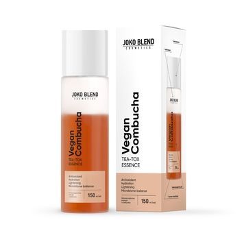 Антиоксидантна есенція з комбучею Vegan Combucha Tea-Tox Essense Joko Blend 150 мл 4823109411845 фото