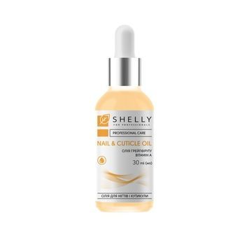 Олія для нігтів і кутикули з екстрактом грейпфруту та вітаміном А Shelly 30 мл 4823109404052 фото